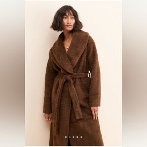 Women's Cozy Brown Teddy Jacket